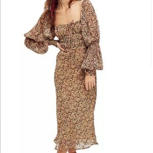 Free People Aglow Midi Dress
